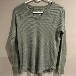 American Eagle Henley Type Shirt